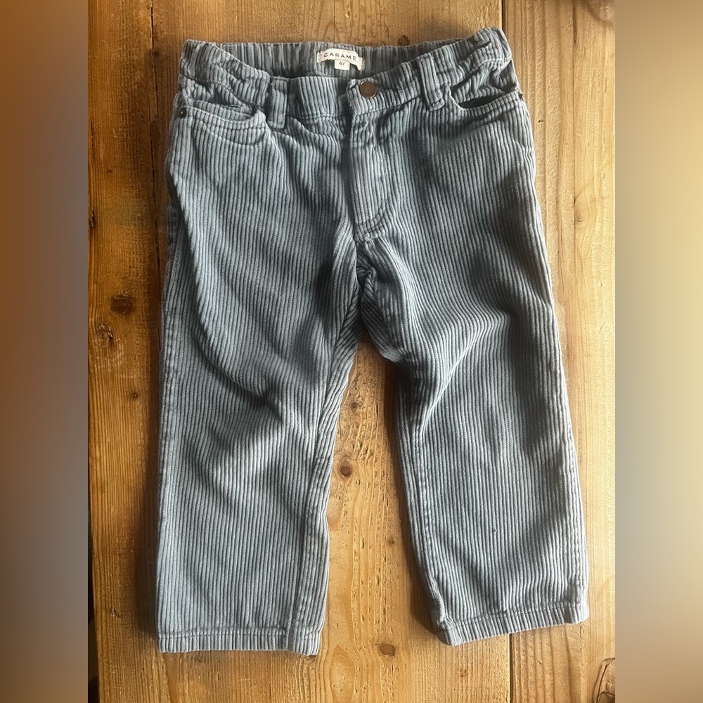 Caramel Kids Blue Corduroy Pants